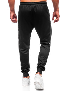 Pantalon de jogging sportif pour homme noir Bolf 8K188