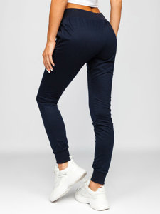 Pantalon de sport pour femme bleu foncé Bolf CK-01