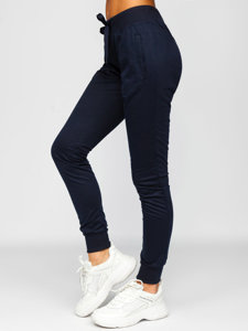 Pantalon de sport pour femme bleu foncé Bolf CK-01