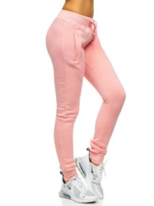 Pantalon de sport pour femme rose clair Bolf CK-01-38B