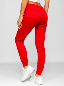 Pantalon de sport pour femme rouge clair Bolf CK-01