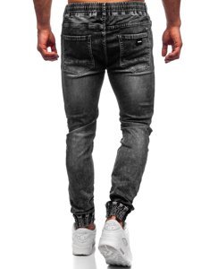 Pantalon en jean jogger pour homme noir Bolf 30047S0    