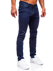 Pantalon en jean slim fit pour homme bleu foncé Bolf 5054