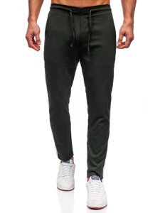 Pantalon en tissu jogger kaki pour homme Bolf 0013    