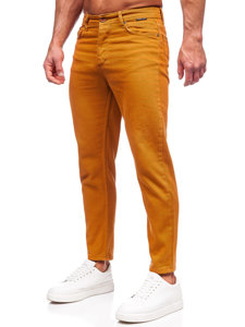 Pantalon en tissu pour homme camel Bolf GT