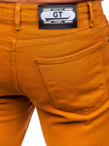 Pantalon en tissu pour homme camel Bolf GT