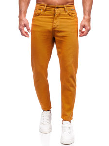 Pantalon en tissu pour homme camel Bolf GT