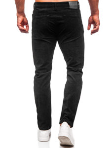 Pantalon en velours côtelé pour homme noir Bolf KA9916