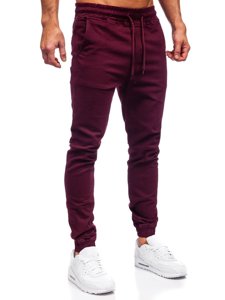 Pantalon jogger bordeaux pour homme Bolf 707  