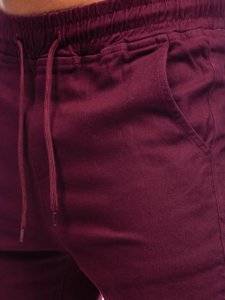 Pantalon jogger bordeaux pour homme Bolf 707  