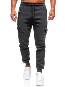 Pantalon jogger cargo de sport pour homme graphite Bolf JX6028