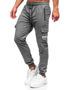 Pantalon jogger cargo pour homme anthracite Bolf JX5061