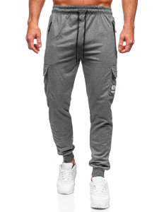 Pantalon jogger cargo pour homme anthracite Bolf JX5061