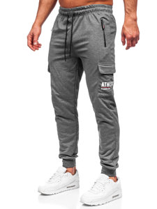 Pantalon jogger cargo pour homme anthracite Bolf JX5061