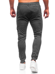 Pantalon jogger cargo pour homme graphite Bolf HW2173