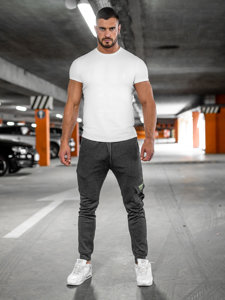 Pantalon jogger cargo pour homme graphite Bolf HW2173