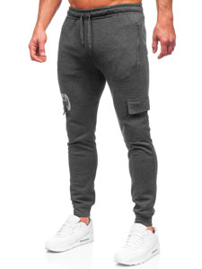 Pantalon jogger cargo pour homme graphite Bolf HW2176