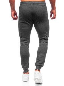 Pantalon jogger cargo pour homme graphite Bolf HW2176