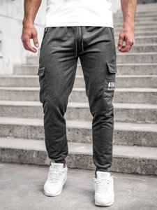 Pantalon jogger cargo pour homme graphite Bolf JX5061A