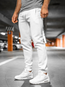 Pantalon jogger pour homme blanc Bolf XW01