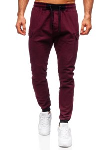 Pantalon jogger pour homme bordeaux Bolf B11103  