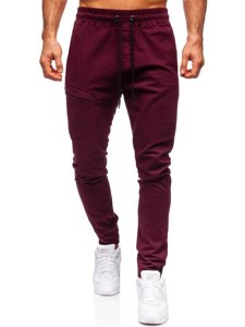 Pantalon jogger pour homme bordeaux Bolf B11119  