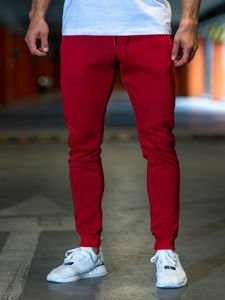 Pantalon jogger pour homme bordeaux Bolf XW01