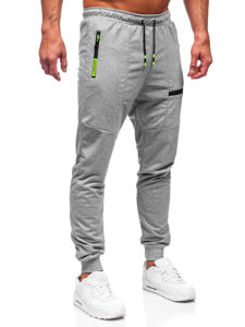 Pantalon jogger pour homme gris Bolf K10353