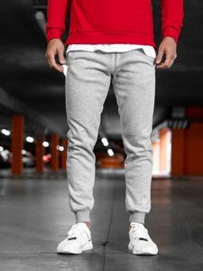 Pantalon jogger pour homme gris Bolf XW01-B