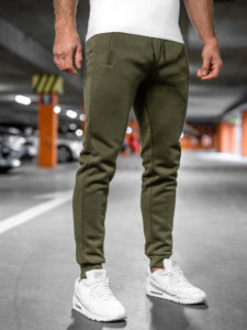 Pantalon jogger pour homme kaki Bolf XW01