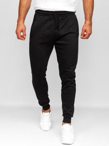 Pantalon jogger pour homme noir Bolf CK01