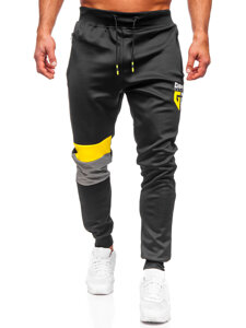 Pantalon jogger pour homme noir Bolf K10122