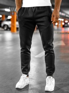 Pantalon jogger pour homme noir Bolf XW01