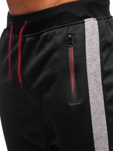 Pantalon jogger pour homme noir-gris Bolf K50003