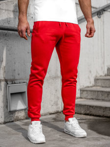 Pantalon jogger pour homme rouge Bolf CK01