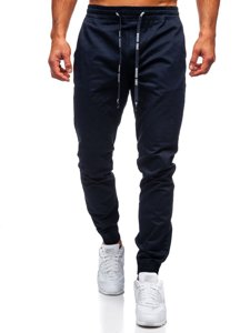 Pantalon joggery pour homme bleu foncé Bolf KA951