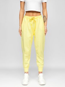 Pantalon sportif jaune pour femme Bolf 0011