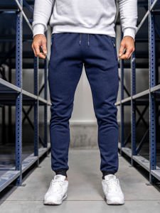 Pantalon sportif pour homme bleu foncé Bolf AM72