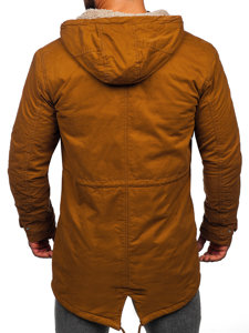 Parka d'hiver en coton pour homme camel Bolf EX838A