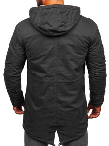 Parka d'hiver en coton pour homme graphite Bolf EX838A