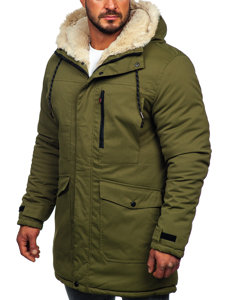 Parka d'hiver pour homme kaki Bolf 22M37