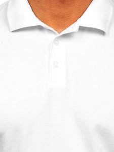 Polo pour homme blanc Bolf 0002