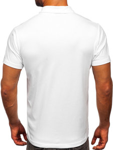 Polo pour homme blanc Bolf 0002