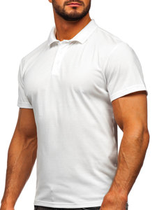 Polo pour homme blanc Bolf 8T80