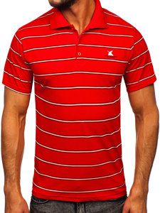 Polo pour homme rouge Bolf 14954