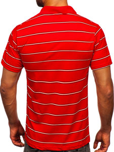 Polo pour homme rouge Bolf 14954