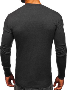 Pull avec fermeture pour homme graphite Bolf YY06