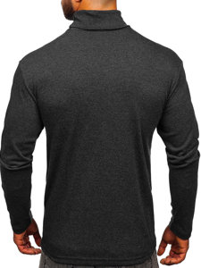 Pull col roulé basic pour homme graphite Bolf 145347