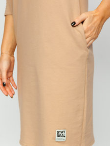 Robe de survêtement pour femme beige Bolf 633