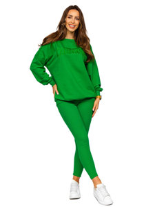 Set de survêtement deux pièces pour femme vert California Bolf VE50